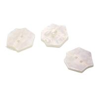 Botones De Resina 12 Uds. Botones irregulares de resina 25mm for abrigo mujer for coser traje con perlas imitación chaqueta ropa(Color-04)