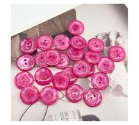 Botones de resina 20 piezas botón redondo colorido costura a mano botones de personalidad artesanía for manualidades ropa(ML-2-400-13,11.5 MM)