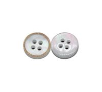 Botones De Resina 30 Uds. Botones redondos de resina a la moda 9/10/11mm for ropa, camisa for hombre, cárdigan, suministros costura con botones(White,10mm 30pcs)