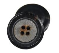Botones de resina, Botones de Cuerno Natural for Abrigos y Trajes Negro Paquete 40 Varios Tamaños(15 mm-10 Pcs)