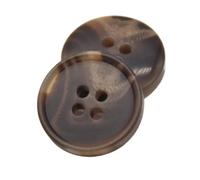 Botones de resina Botones de traje abrigo con patrón cuerno imitación resina grande for ropa chaqueta clásica decorativa for hombre(Light Brown,15mm 20pcs)