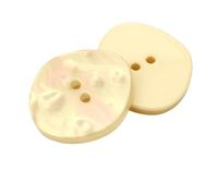 Botones De Resina Botones irregulares de resina for ropa, 12 Uds., 2 agujeros, plástico decorativo, cortavientos, camisa, suéter, costura(Color 4,18mmX21mm)