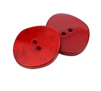 Botones De Resina Botones irregulares de resina for ropa, 12 Uds., 2 agujeros, plástico decorativo, cortavientos, camisa, suéter, costura(Color 2,18mmX21mm)