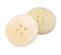 Botones de resina Botones redondos de gabardina beige Accesorios de costura decorativos, Color 33, 30mm 10piezas