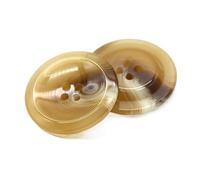 Botones de resina esmaltada Beige cuerno marrón 30mm para coser mujeres cárdigan traje abrigo suéter accesorios decorativos hechos a mano, Beige, 30mm 10 piezas