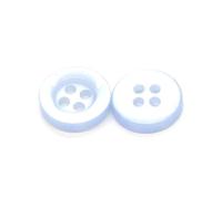 Botones de resina perlada de 9, 10 y 11 mm, ideales para camisas de uniforme, vestidos y camisas de mujer. Decoración artesanal.,Azul,10 mm 50 piezas