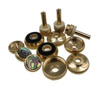 Botones de soporte para reparación de cornetas, cubierta de pistón de trompeta, botón de varilla de conexión, accesorios para instrumentos musicales, cubierta de pistón de trompeta, botón de varilla