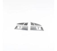 Botones De Volante Con Consola Central Y Lentejuelas Para Decoración De Coche Para A5, A3, Q3, Q5 2019-2021 Decoración Interior Funda(Plata)