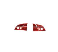 Botones De Volante Con Consola Central Y Lentejuelas Para Decoración De Coche Para A5, A3, Q3, Q5 2019-2021 Decoración Interior Funda(Rojo)