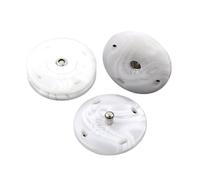 Botones Decorativos 20/30 Uds. Botones a presión de resina blanco y negro 18/21/25mm cierre Invisible for mujer abrigo chaqueta accesorios for suéteres(01White,25.0mm-20pcs)