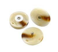 Botones Decorativos 20/30 Uds. Botones a presión de resina blanco y negro 18/21/25mm cierre Invisible for mujer abrigo chaqueta accesorios for suéteres(Beige,18mm-20Pcs)