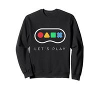 Botones del Mando Let's Play Game Gamer Life Classic Sudadera