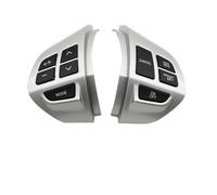 Botones del volante Botón De Control De Crucero Sonido Y Volumen Volante 5 Pines Para Mitsubishi Para Outlander XL 2,4 CW5W 4b12 2008 Botones multifunción volante(Sliver)