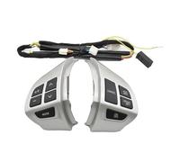 Botones del volante Botón De Sonido Del Volumen Del Volante Para Mitsubishi Para Lancer Para Outlander ASX 2007-2011 Botones multifunción volante(Negro plata)