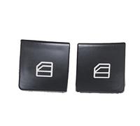 Botones Elevalunas 2 uds., cubierta de interruptor ventana, botón eléctrica, consola, tapas aptas for Mercedes Benz Clase C W204 S204 W212 A207 C207 S212