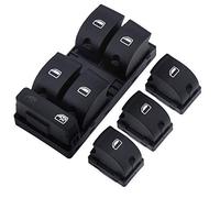 Botones Elevalunas Botón de interruptor espejo ventana principal eléctrico apto for AUDI A4 S4 B6 2003- B7 8E0959851 8E0959855(3)