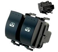 Botones elevalunas compatible para Clio 2, Laguna 2, Megane 2, Scenic 2, Trafic 2, Primastar, Vivaro A (1998-2014) NO CONFORT. Interruptor elevalunas delantero izquierdo (conductor) 8200060045