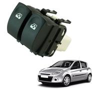 Botones elevalunas compatible para Clio 3, Modus, Grand Modus, Twingo 2 (2004-2014) CONFORT. Interruptor elevalunas delantero izquierdo (conductor) 8200214943