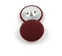 Botones forrados de tela, Botones de Tela 20uds Multicolor 10-30mm(Wine Red,18MM)