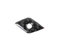 botones interiores pegatinas Compatible Con BMW Serie 5 G30 2018-21 Consola Coche Botón Cambio Marchas Marco De Panel De Cambios, Moldura Fibra Carbono, Decoración Interior, Adhesivo, Accesorio(RHD)