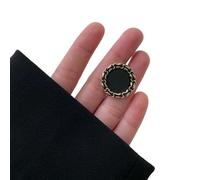 Botones Metal Sewing Buttons For Clothes Embellishment Coat Decor Diy Craft Supply Black White Needlework Accessories 6pcs para bricolaje(TB549-1,18 MM)