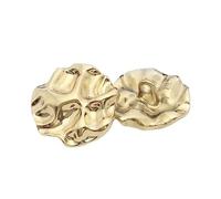 botones metálicos, 10 botones de metal dorado 11 a 22,5 mm, decorativos fáciles coser for accesorios moda, manualidades, reparación ropa(Gold,11mm)