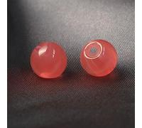 botones metálicos, Botones for coser, 100 piezas, redondos de resina, a granel, con cuentas cristal imitación, botones decorativos for cheongsam, hanfu, camisas y manualidades(Dark Pink,11mm)