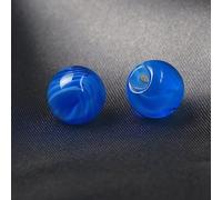 botones metálicos, Botones for coser, 100 piezas, redondos de resina, a granel, con cuentas cristal imitación, botones decorativos for cheongsam, hanfu, camisas y manualidades(Dark Blue,11mm)
