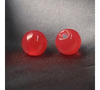 botones metálicos, Botones for coser, 100 piezas, redondos de resina, a granel, con cuentas cristal imitación, botones decorativos for cheongsam, hanfu, camisas y manualidades(Red,11mm)