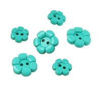 botones metálicos, Botones for coser, 30 unidades, con forma de flor, bonitos botones decorativos for ropa, cárdigans y camisas(A,11mm)