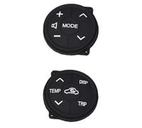 Botones multifunción Compatible Con Toyota Para 30 XW30 2009 2010 2011 2012 2013 2014 2015 Cubierta De Botón De Volante Multifunción OEM:84247-52130-B0