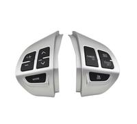 Botones multifunción en el Volante Para M-ITSUBISHI LANCER Para OUTLANDER Para ASX 2007 2008 2009 2010 2011 Botón Sonido Volumen Volante(Silver Black)