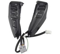 Botones Multifunción Volante Botones Del Volante Interruptor De Control Crucero 25550-3DA6A Para Nissan Para Tiida 2011-2015 Para Versa 2014-2015(Piano black)