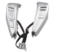 Botones Multifunción Volante Botones Del Volante Interruptor De Control Crucero 25550-3DA6A Para Nissan Para Tiida 2011-2015 Para Versa 2014-2015(Plata)