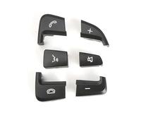 Botones Multifunción Volante Pegatina Decorativa Modificación Llave Volante Coche Piezas Interiores Automóvil Para Mercedes Para Benz W205 Clase C 2015-2020(Rihgt Black)