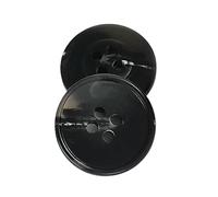 Botones negros de resina de 15 mm a 28 mm