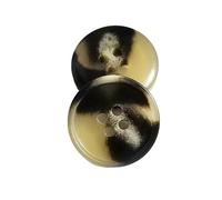 Botones negros de resina de 15 mm a 28 mm