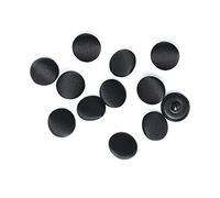 Botones negros para esmoquin de 30 L, 19 mm, con revestimiento satinado, paquete de 12