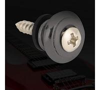 Botones para Correa de Guitarra, 10 Piezas Pasadores de Extremo de Metal con Correa de Cabeza Plana Juego de Cerraduras para Correa de Guitarra Pasadores de Extremo de Guitarra