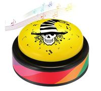 Botones para fiesta de baile, botones de broma de música de 30 segundos, cinco música diferente, volumen ajustable, botón de fiesta de baile, zumbador con sonido, sorpresa de fiesta, zumbador de