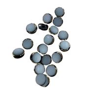 Botones Para Jeans 10 Uds. Botones de resina esmerilada de forma redonda for ropa mujer abrigo camisa puños DIY bordado accesorios de costura 12mm(BL2)