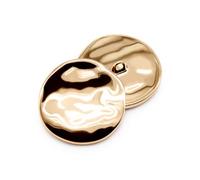 Botones Para Jeans 10 unids/lote de botones decorativos de moda de 21/25/30mm, botones dorados planos irregulares de alta calidad for camisa, abrigo, accesorio de costura(128 Gold 704,21mm)