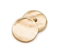 Botones Para Jeans 10 unids/lote de botones decorativos de moda de 21/25/30mm, botones dorados planos irregulares de alta calidad for camisa, abrigo, accesorio de costura(128 Matt gold 709,21mm)