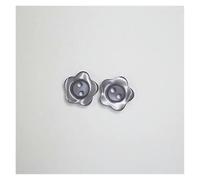 Botones para ropa, Botones de costura decorativos50 piezas botón resina 12(Grey,15mm)
