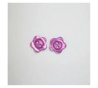 Botones para ropa, Botones de costura decorativos50 piezas botón resina 12(Rose red,12.5mm)