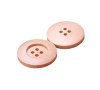 Botones redondos de madera de 10mm a 20mm, Color 3, 20mm, 10 unidades