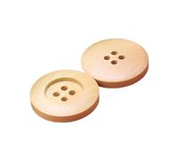 Botones redondos de madera de 10mm a 20mm, Color 4, 20mm, 10 unidades