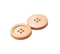 Botones redondos de madera de 10mm a 20mm, Color 5, 20mm, 10 unidades