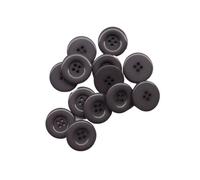 Botones redondos de resina 4 agujeros for coser abrigos, scrapbooking y bricolaje. 15 mm, 18, 20, 23, 25, 28, 30, 34 38 para vestidos, coser(19 Gray,20mm 10pcs)