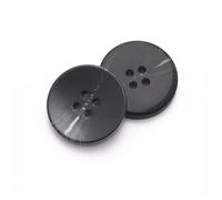 Botones redondos de resina de imitación de cuerno de costura para ropa, suéter, cárdigan, ropa decorativa, accesorios hechos a mano, 20, 10 unidades, 25 mm